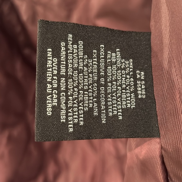 NWT COLE HAAN Men's Melton Jacket / Peacoat in black, sz Medium - Picture 10 of 12